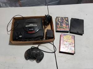 lot 54 image: Sega Genesis and 3 Games