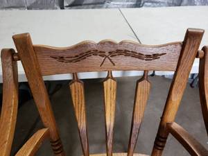 lot 81 image: Older Wooden Highchair