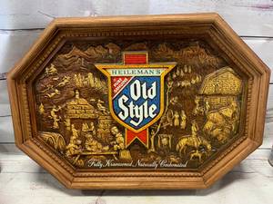 lot 4 image: Vintage Old Style Sign Approximately 16 X 22