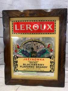 lot 12 image: LEROUX Brandy Mirror 13  X 16 