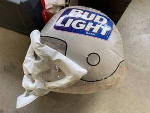 lot 31 image: 1993 Bud Light Cowboy Colors Inflatable Helmet