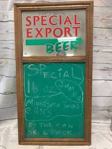 lot 33 image: Special Export Chalk Board Mirror 16  X 31 No Shipping