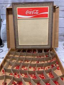 lot 34 image: Vintage Coca Cola Letterboard with Letters Approximately 16 X 18