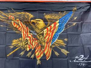 lot 54 image: 1791 Second Amendment Flag 3 X 5