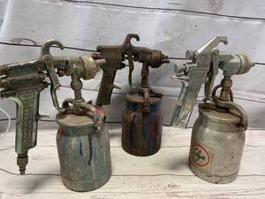 lot 63 image: Lot of Three Spray Guns
