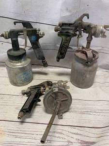 lot 64 image: Lot of Three Spray Guns