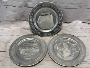 lot 65 image: Lot of Three Western Steam Threshers Reunion Plates
