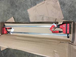 Bessey K-Body REVOlution (KRE) 50 in. Capacity Parallel Clamp with Composite Plastic Handle and 3-34 in. Throat Depth
