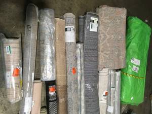 Lot of assorted Area Rugs various sizes see pictures