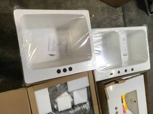 Lot of assorted Sinks not used see pictures