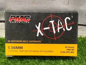 lot 23 image: 20 Rounds 5.56 55gr Ammo Ammunition
