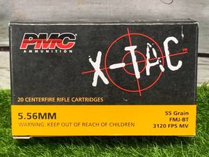 lot 24 image: 20 Rounds 5.56 55gr Ammo Ammunition