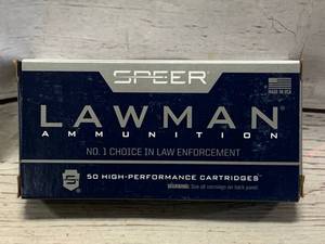lot 38 image: 50 Rounds 9mm 124gr Ammo Ammunition