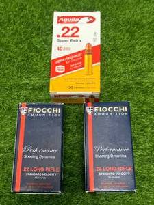 lot 92 image: 150 Rounds of .22 Ammunition Ammo
