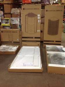 lot 8 image: Glacier Bay Corner Shower Kit see pictures