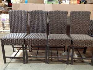 lot 18 image: Lot of assorted Patio Chairs see pictures