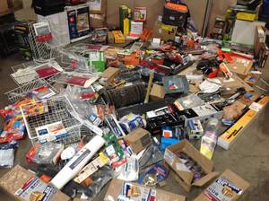 lot 44 image: Lot of assorted hardware plumbing and misc items see pictures