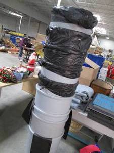 lot 53 image: Lot of 9 Tall yet Slim Space Saving...