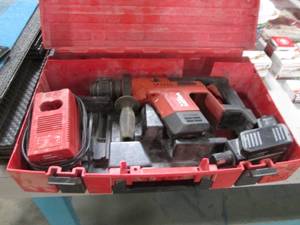 lot 54 image: Hilti TE5A 24V Cordless Air Hammer ...
