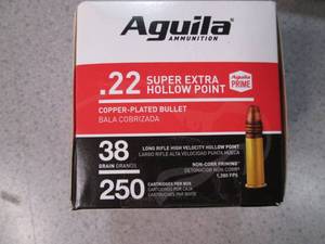 lot 66 image: Aguila 22 Long Rifle Copper-Plated ...