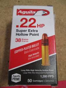 lot 45 image: Aguila 22 Long Rifle Copper-Plated ...