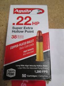 lot 46 image: Aguila 22 Long Rifle Copper-Plated ...