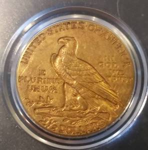 1909 US $2.50 GOLD INDIAN
