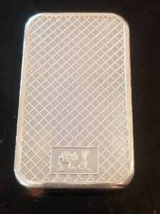 5 TROY OZ. .999 FINE SILVER BAR EAGLE LANDING SILVERTOWNE