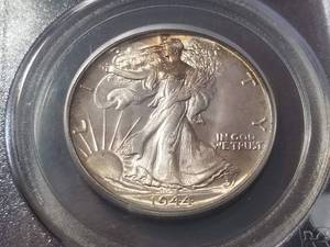 1944 WALKING LIBERTY HALF DOLLAR MS64 PCGS CAC