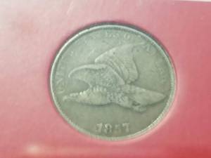 1857 US FLYING EAGLE CENT