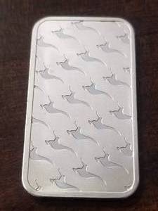 1 TROY OZ. .999 FINE SILVER BAR AUSTRALIA PERTH MINT