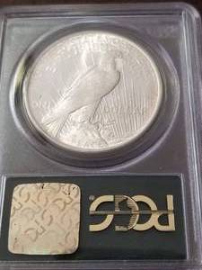 1923 PEACE SILVER DOLLAR MS63 PCGS
