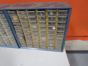 lot 34 image: Parts Cabinets & Contents of Misc. Hardware