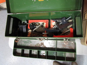 lot 37 image: Toolboxes wMisc. Hardware
