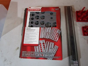 lot 97 image: (New) Socket Organizers & (New) Tools