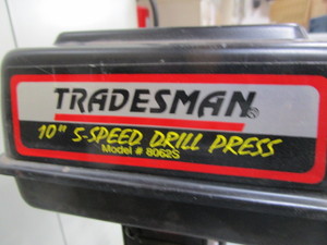 lot 73 image: Tabletop Drill Press