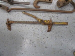 lot 202 image: Bar Clamps, Fence Stretcher, Bars & Misc.
