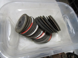 lot 206 image: Drill Bits, Hole Saws, Misc. Grinding Wheels