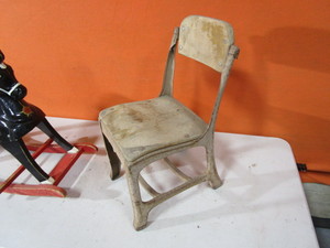 lot 219 image: Vintage Rocking Horse & Chair