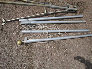 lot 11 image: Flag Pole & Stand