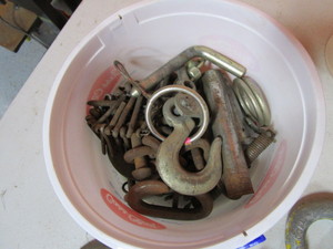 lot 22 image: Hooks, Hitch Pins, Clevises