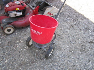 lot 244 image: Craftsman 21 Mower & Fertilizer Spreader