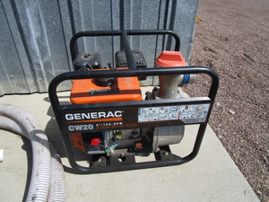 lot 10-D image: Generac 2 Water Pump & Hoses