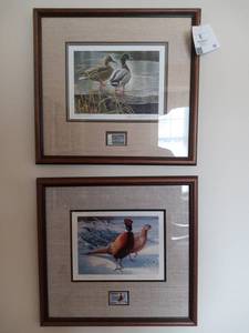 lot 52 image: 1985 First of Canada Beautiful Framed Duck Prints