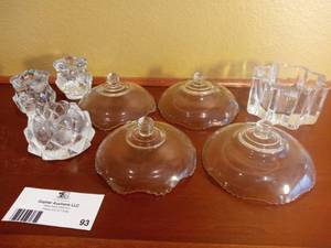 lot 93 image: Candle Crystal Set
