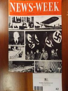 lot 42 image: News Week Magazine Vol 1 Issue 1 Very First Issue