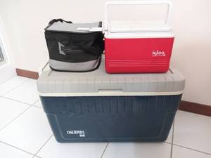lot 127 image: Thermos Cooler & Igloo Cooler