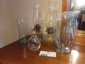 lot 135 image: Oil Lamps and Vases