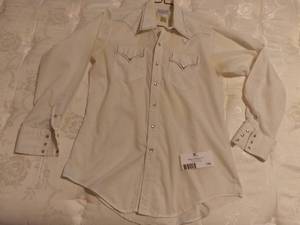 lot 156 image: Rockmount Ranch Where Tan Long Sleeve Button Up Shirt