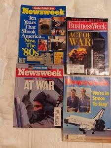 lot 162 image: Newsweek & BuisnessWeek Magazine Set